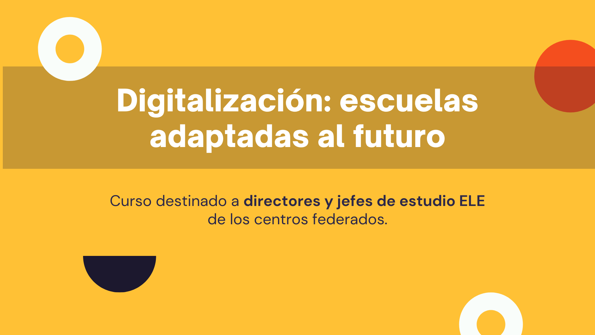 curso digitalización escuelas adaptadas al futuro fedele
